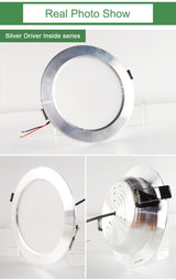 Kaguyahime 4pcs Ultra Thin LED Downlight 110V 220V Round LED Ceiling Recessed Spot Light Down Light 3W-18W 7W 9W 10W 12W 15W