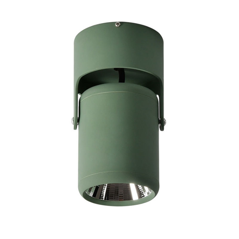 Round COB LED Ceiling Decorative Spotlight Downlight for Commercial Showcase Kitchen Photo Jewelry Mini Gimbaled 110V 220V