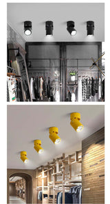 Round COB LED Ceiling Decorative Spotlight Downlight for Commercial Showcase Kitchen Photo Jewelry Mini Gimbaled 110V 220V