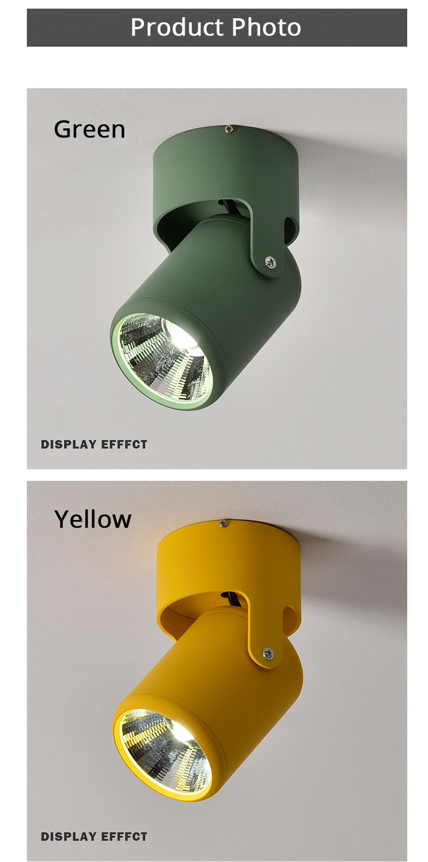 Round COB LED Ceiling Decorative Spotlight Downlight for Commercial Showcase Kitchen Photo Jewelry Mini Gimbaled 110V 220V