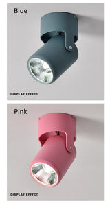 Round COB LED Ceiling Decorative Spotlight Downlight for Commercial Showcase Kitchen Photo Jewelry Mini Gimbaled 110V 220V