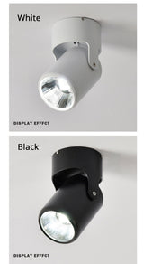 Round COB LED Ceiling Decorative Spotlight Downlight for Commercial Showcase Kitchen Photo Jewelry Mini Gimbaled 110V 220V