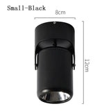 Round COB LED Ceiling Decorative Spotlight Downlight for Commercial Showcase Kitchen Photo Jewelry Mini Gimbaled 110V 220V