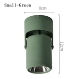 Round COB LED Ceiling Decorative Spotlight Downlight for Commercial Showcase Kitchen Photo Jewelry Mini Gimbaled 110V 220V