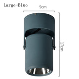 Round COB LED Ceiling Decorative Spotlight Downlight for Commercial Showcase Kitchen Photo Jewelry Mini Gimbaled 110V 220V