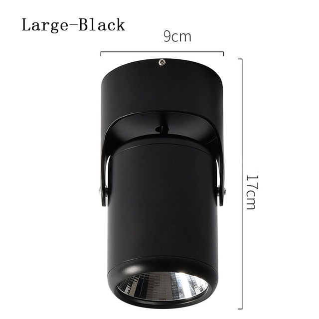 Round COB LED Ceiling Decorative Spotlight Downlight for Commercial Showcase Kitchen Photo Jewelry Mini Gimbaled 110V 220V