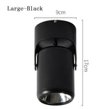 Round COB LED Ceiling Decorative Spotlight Downlight for Commercial Showcase Kitchen Photo Jewelry Mini Gimbaled 110V 220V