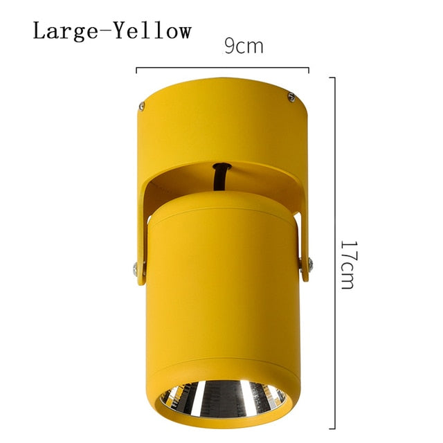 Round COB LED Ceiling Decorative Spotlight Downlight for Commercial Showcase Kitchen Photo Jewelry Mini Gimbaled 110V 220V