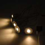 Mini LED Ceiling Spotlight Recessed Downlight 3W 12V 24V AC100-240V Showcase Kitchen Cabinet Stair Spot Light