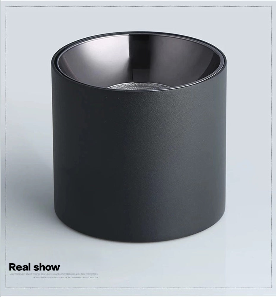 Anti-Glare LED Lightings Surface Mounted LED Downlight Cylinder COB Ceiling Lamps Spot Light 7W 12W 20W for Hotel Home Decor