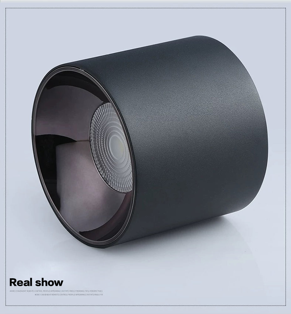 Anti-Glare LED Lightings Surface Mounted LED Downlight Cylinder COB Ceiling Lamps Spot Light 7W 12W 20W for Hotel Home Decor