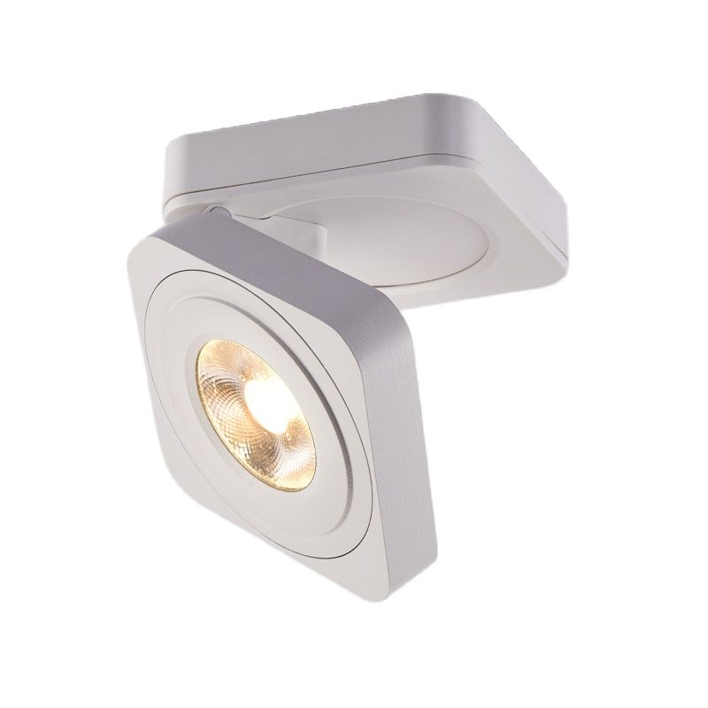 Folding COB LED Downlights 10W 12W Surface Mounted Led Ceiling Lamps Spot Light 360 Degree Rotation Downlights AC220V