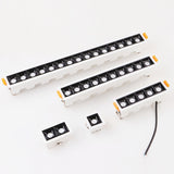 AC90V~260V 220V 110v Nordic Design Square Recessed Dimmable LED Downlights 20W 30W COB LED Ceiling Lamps Wall Spot Lights Indoor