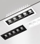 AC90V~260V 220V 110v Nordic Design Square Recessed Dimmable LED Downlights 20W 30W COB LED Ceiling Lamps Wall Spot Lights Indoor