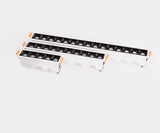 AC90V~260V 220V 110v Nordic Design Square Recessed Dimmable LED Downlights 20W 30W COB LED Ceiling Lamps Wall Spot Lights Indoor