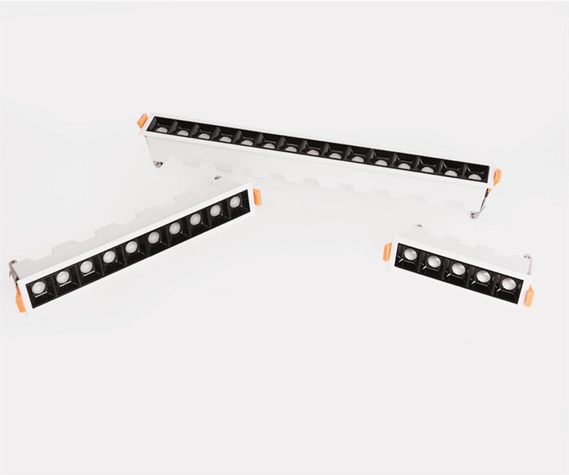 AC90V~260V 220V 110v Nordic Design Square Recessed Dimmable LED Downlights 20W 30W COB LED Ceiling Lamps Wall Spot Lights Indoor