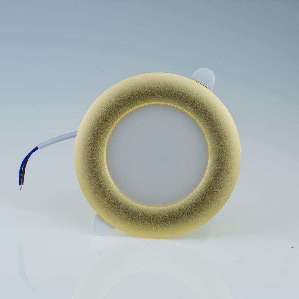 Gold Silver White LED Downlight Fxiture 5W Cool Warm LED Recessed Ceiling Down Light Lamps Decor Lighting AC 220V Replace 45W