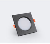 Led downlight fog light for ceiling, single head ultra-thin recessed light, ceiling light panel, grill