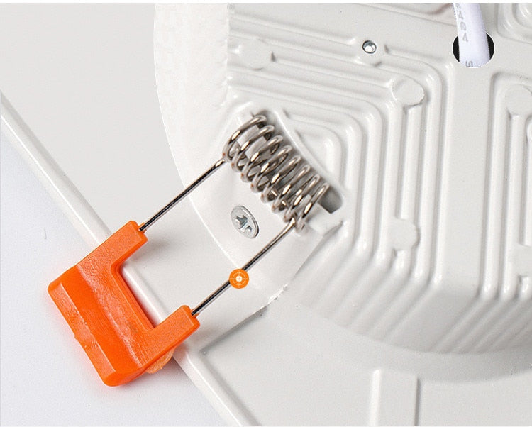 Led downlight fog light for ceiling, single head ultra-thin recessed light, ceiling light panel, grill