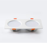 Led downlight fog light for ceiling, single head ultra-thin recessed light, ceiling light panel, grill