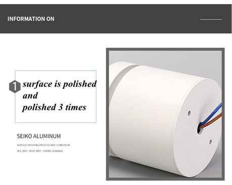 Dimmable Cylinder Led Downlight Surface 9W 12W 18W COB LED Ceiling Spot Lights AC220V LED Background Lamps Indoor Lighting Spot