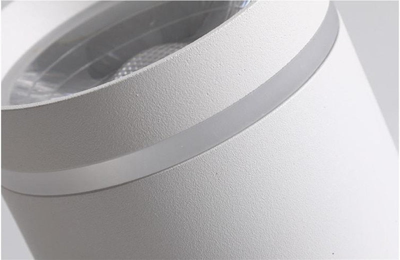 Dimmable Cylinder Led Downlight Surface 9W 12W 18W COB LED Ceiling Spot Lights AC220V LED Background Lamps Indoor Lighting Spot