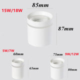 Dimmable Cylinder Led Downlight Surface 9W 12W 18W COB LED Ceiling Spot Lights AC220V LED Background Lamps Indoor Lighting Spot