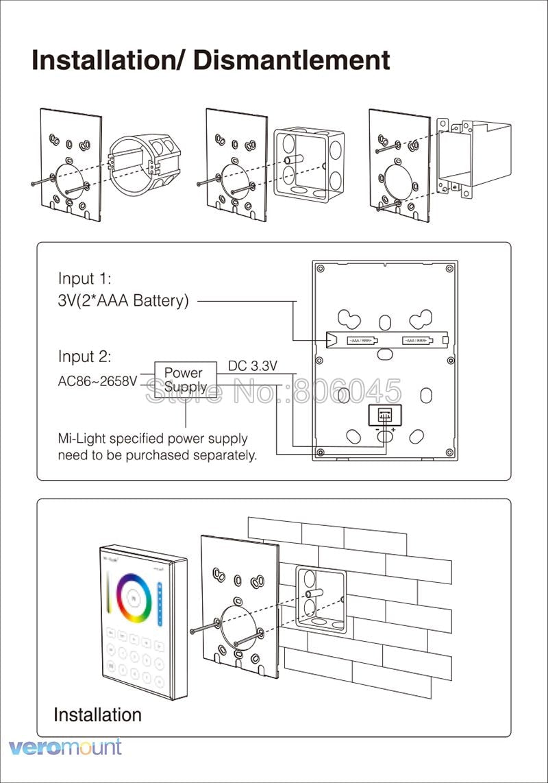 MiBoxer FUT071 12W Anti-glare RGB+CCT LED Downlight Recessed Ceiling Lamp Support 2.4G RF Remote / WiFi APP / Voice Control