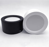 Round Surface Mounted LED Downlights 7W 12W 15W 18W 24W Mounted Ceiling Lamps Spot Light 220V Down Light black / white body