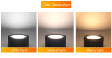Round Surface Mounted LED Downlights 7W 12W 15W 18W 24W Mounted Ceiling Lamps Spot Light 220V Down Light black / white body