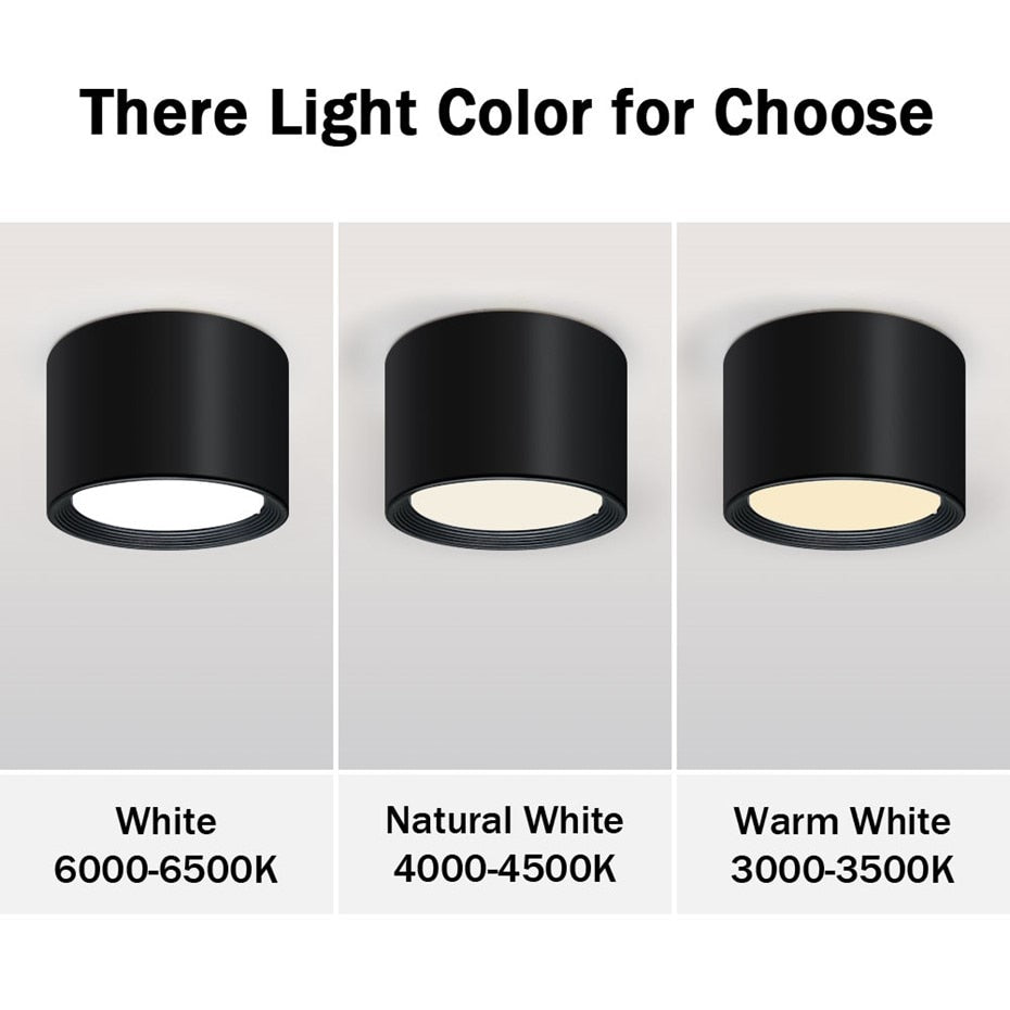 LED Downlight Modern Ceiling Lamp Surface Mounted Spot Led 5W 12W 15W led spot lights Bedroom Living Room Ceiling Fixtures Light