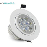 DVOLADOR Dimmable AC85V-265V 7W/5W/4W/3W LED Downlight Warm White/White Spot Light Ceiling Recessed Home Lighting Fixture