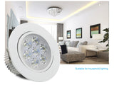 DVOLADOR Dimmable AC85V-265V 7W/5W/4W/3W LED Downlight Warm White/White Spot Light Ceiling Recessed Home Lighting Fixture