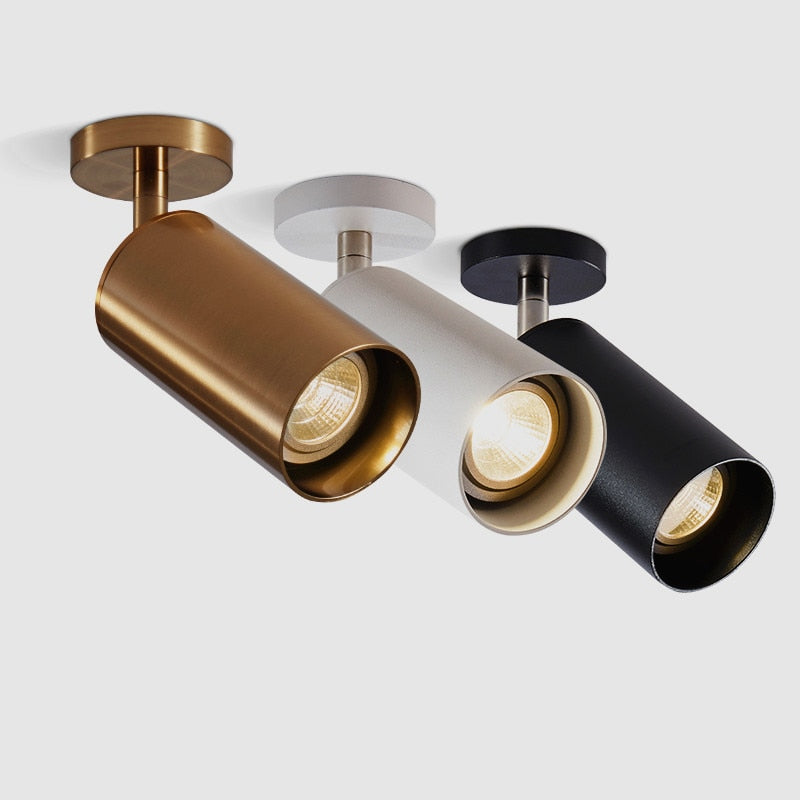 Surface Mounted Dimmable GU10 LED Downlights 7W/9W/12W 360° Rotation Foldable LED Ceiling Spot Lights AC85-265V Indoor Lighting