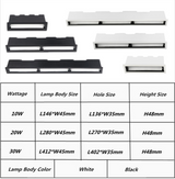 Dimmable LED Ceiling Spot Lights LED Downlights 10W 20W 30W COB Recessed Square AC85V~265V LED Strip Lights Indoor Lighting