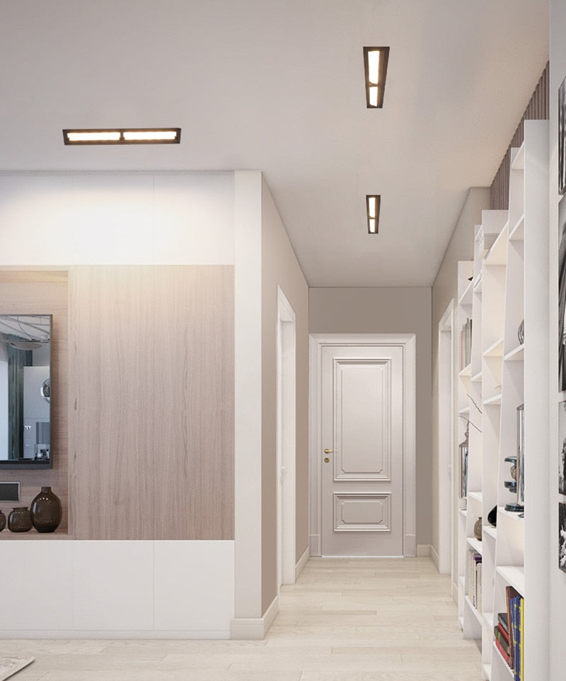 Dimmable LED Ceiling Spot Lights LED Downlights 10W 20W 30W COB Recessed Square AC85V~265V LED Strip Lights Indoor Lighting