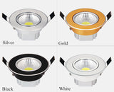 LED downlight 9W 12W 15W led COB light dimmable COB LED DOWNLIGHT lamp Recessed Spot light AC110V-220V for home illumination
