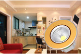 LED downlight 9W 12W 15W led COB light dimmable COB LED DOWNLIGHT lamp Recessed Spot light AC110V-220V for home illumination