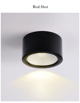 Dimmable Led Downlight Indoor Ceiling Lamp Surface Mounted Industrial Lighting 3w 5w 7w AC110V 220V For Home Bedroom Living Room