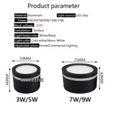 Led Ceiling Spot Lights 3W 5W 7W 9W 12W 15W Living Room Bedroom Aisle Store Surface Mounted Downlight 220V Ceiling Lamps