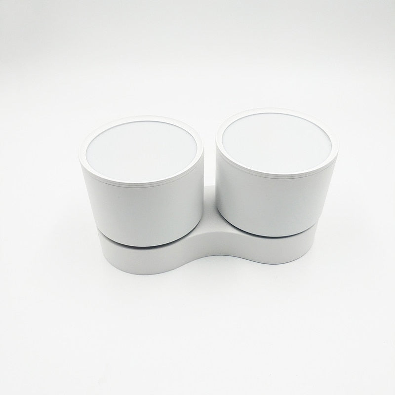 Dimmable Folding Rotating LED Downlight 10W 15W 20W/ 2x10W 2x15W 2x20W High Power Ceiling Spot Light AC85~265V LED Ceiling Lamp