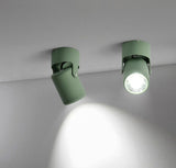 High quality dimmable Rotating LED Downlights Surface Mounted adjustment COB AC85-265V 360° LED Ceiling Lamp Spot lights