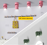 High quality dimmable Rotating LED Downlights Surface Mounted adjustment COB AC85-265V 360° LED Ceiling Lamp Spot lights