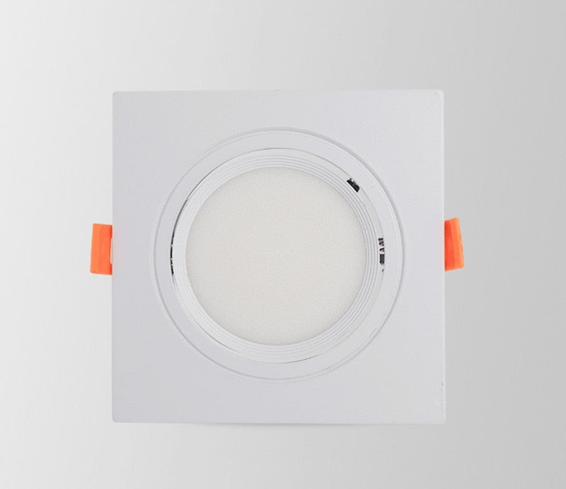 6 Types Dimmable Recessed Square Downlights 15W 10W COB LED Ceiling Lamp AC90-260V LED Background Spot Lights Indoor Lighting