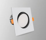 6 Types Dimmable Recessed Square Downlights 15W 10W COB LED Ceiling Lamp AC90-260V LED Background Spot Lights Indoor Lighting