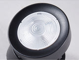 Round shape 360 Adjustable Angle Led Cob Downlight Black / White 7W 9W 12W 15W Led Ceiling Spot Light Pic Background Spotlights