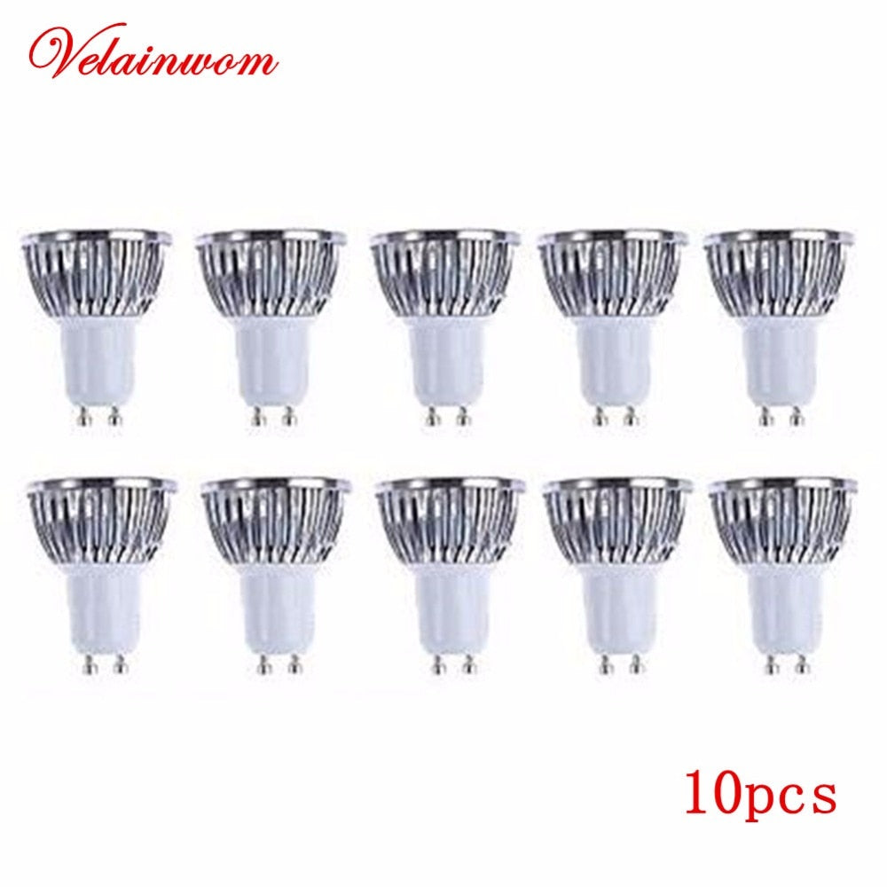 COB Bulb Led Spotlight Lamp Dimmable 6W/9W/12W AC85-265V 10pcs/lot GU10 Warm/Cold White Downlight