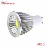 COB Bulb Led Spotlight Lamp Dimmable 6W/9W/12W AC85-265V 10pcs/lot GU10 Warm/Cold White Downlight