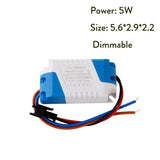 GD 1PC  Dimmable 3W 5W 7W 7-15W 15-24W Power Supply LED Driver Adapter Transformer 300mA For LED Downlight 110V OR 220V