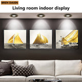 Dimmable LED Downlight embedded Tai chi lamp 360 degree rotating spot light AC 110V 220V indoor lighting LED ceiling lights